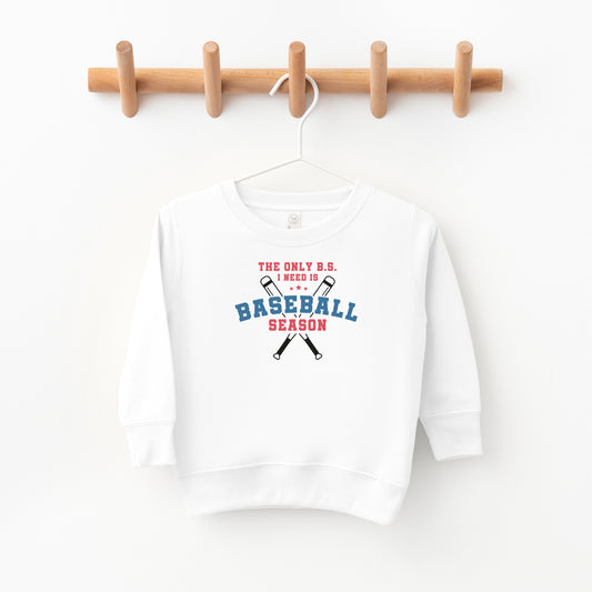 Baseball Season Bats | Toddler Sweatshirt