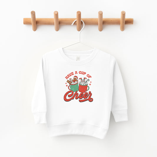 Retro Cup Of Cheer | Toddler Sweatshirt
