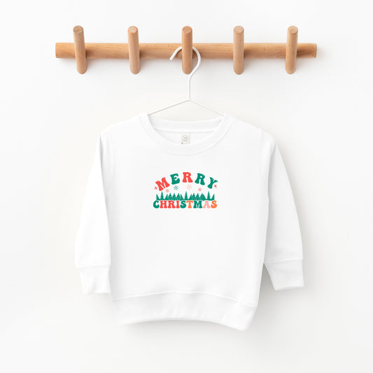 Merry Christmas Trees | Toddler Sweatshirt