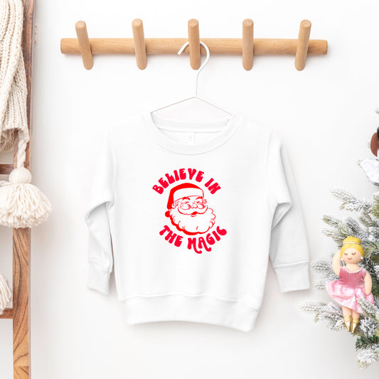 Believe In The Magic Santa | Toddler Sweatshirt