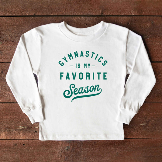Gymnastics Is My Favorite Season | Youth Long Sleeve Tee