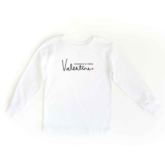 Mommy's Little Valentine | Youth Long Sleeve Tee