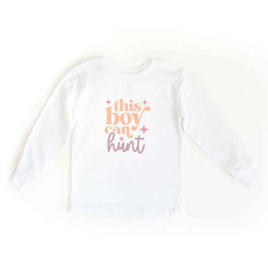 This Boy Can Hunt | Toddler Long Sleeve Tee