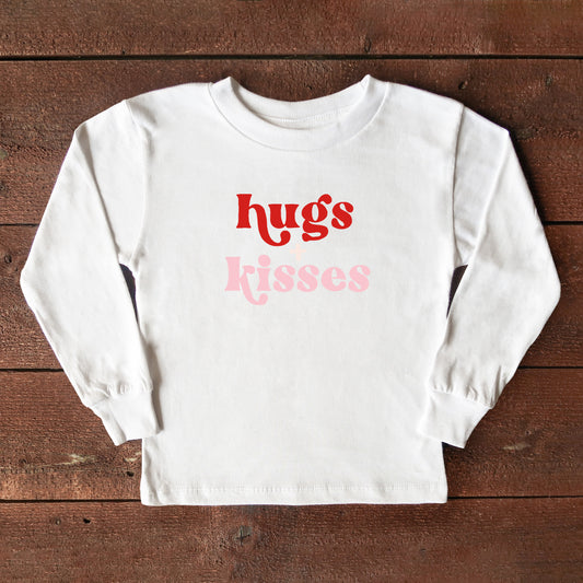 Hugs And Kisses | Toddler Long Sleeve Tee