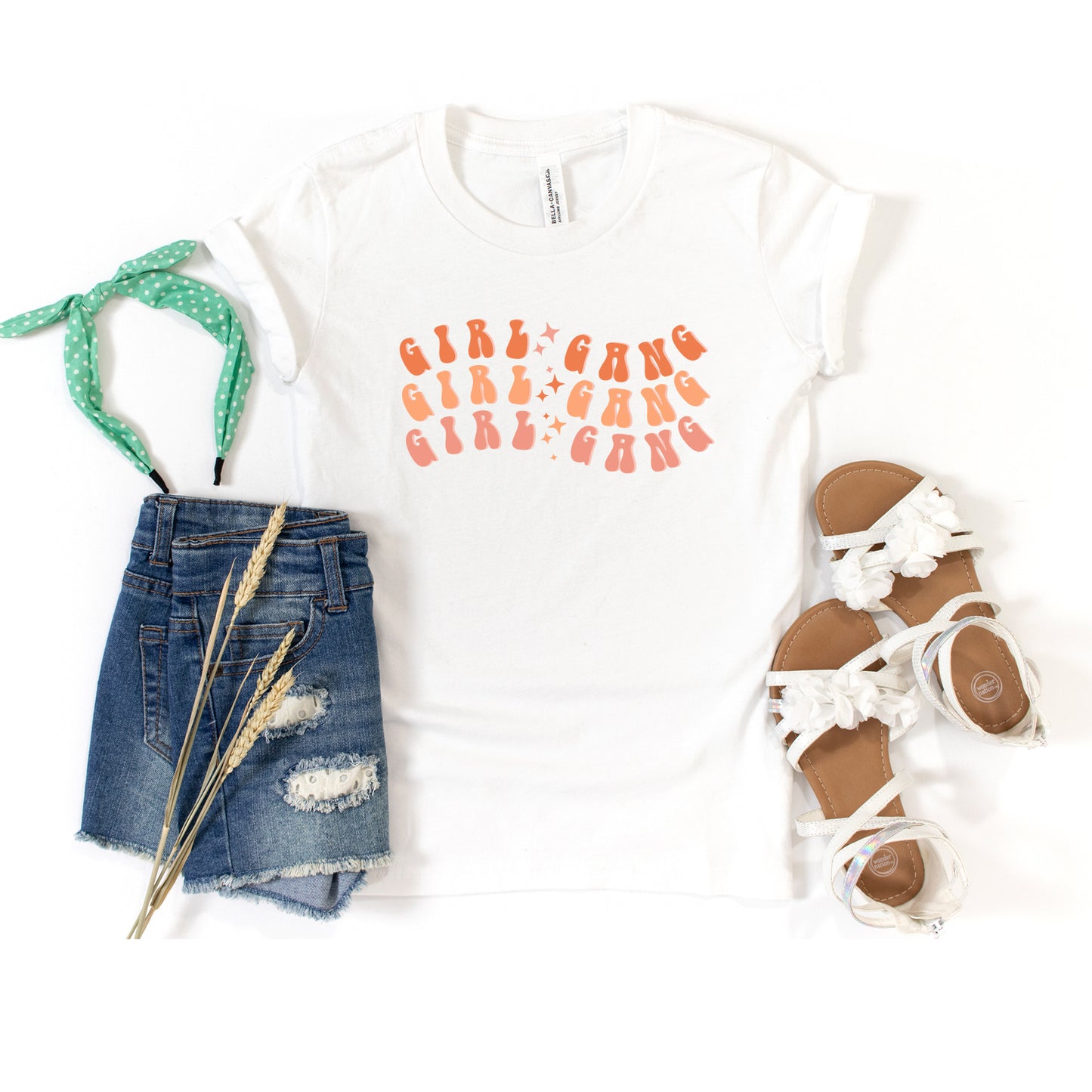 Girl Gang Wavy | Youth Short Sleeve Crew Neck