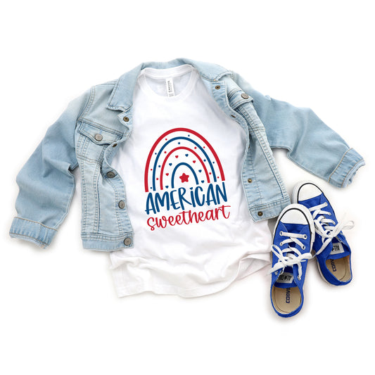 American Sweetheart Rainbow | Youth Short Sleeve Crew Neck