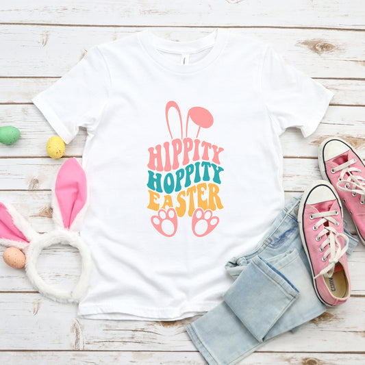 Hippity Hoppity Easter | Youth Short Sleeve Crew Neck