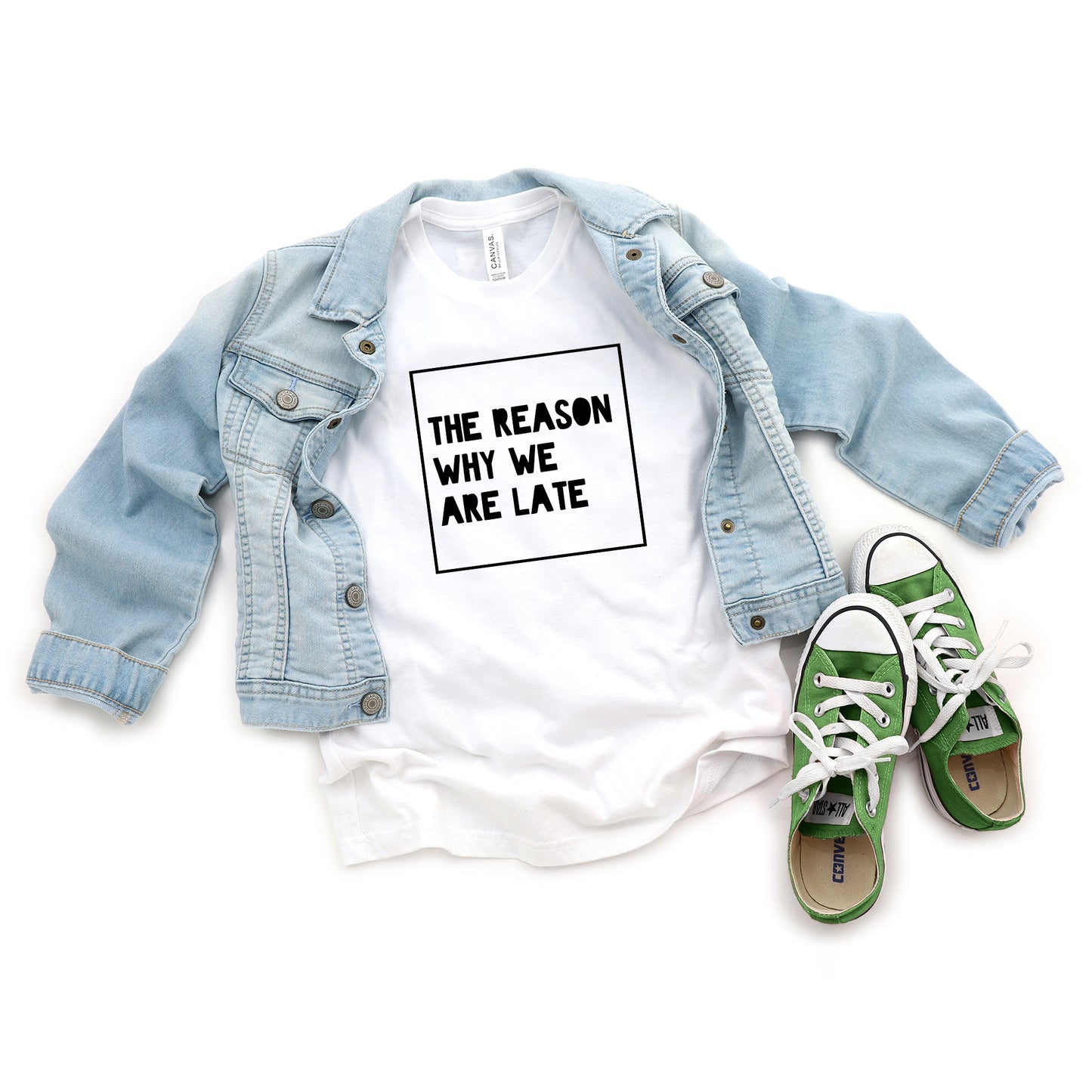 The Reason We Are Late | Youth Short Sleeve Crew Neck