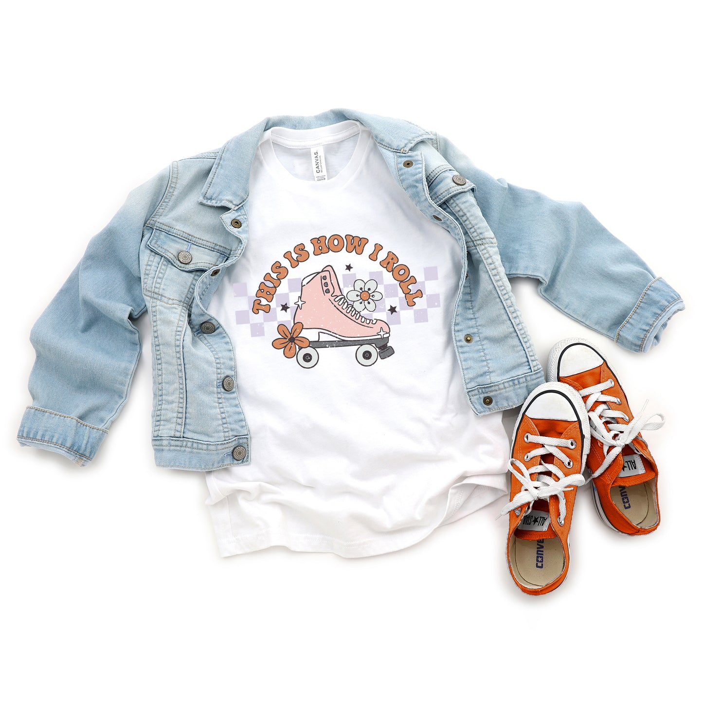 This Is How I Roll Rollerskate | Youth Short Sleeve Crew Neck