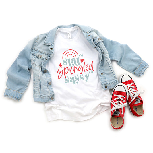 Star Spangled Sassy | Youth Short Sleeve Crew Neck