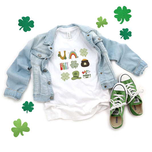 St. Patrick's Icons Chart | Youth Short Sleeve Crew Neck