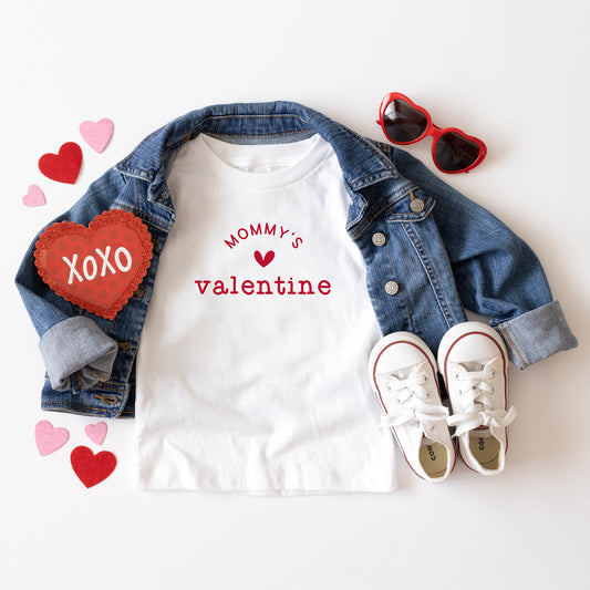 Mommy's Valentine | Toddler Short Sleeve Crew Neck