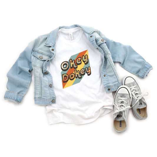 Okey Dokey Colorful | Youth Short Sleeve Crew Neck