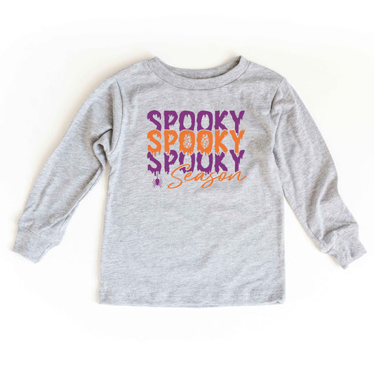 Spooky Season Spider | Youth Graphic Long Sleeve Tee