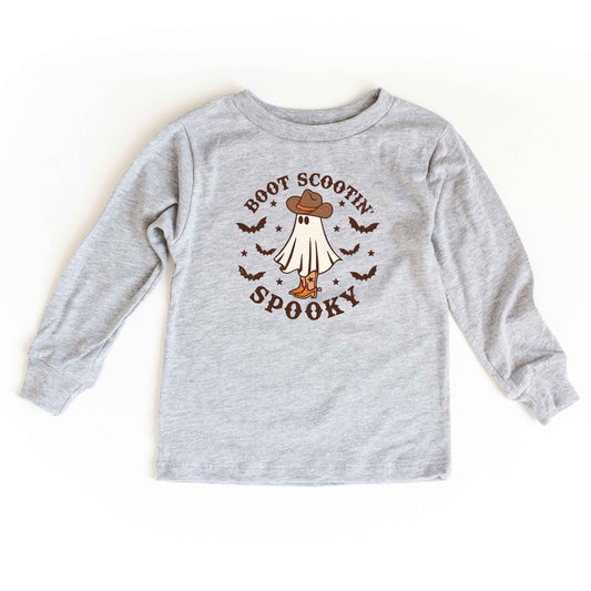 Boot Scootin' Spooky | Youth Graphic Long Sleeve Tee