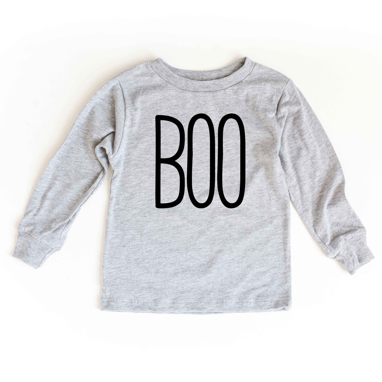 Boo Word | Youth Graphic Long Sleeve Tee