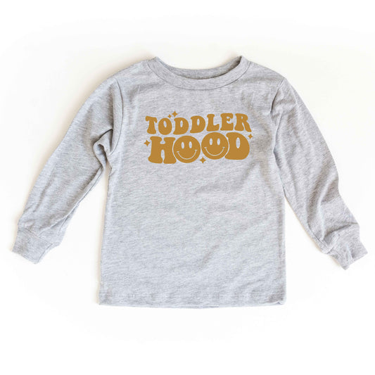 Toddler Hood Smiley | Toddler Long Sleeve Tee