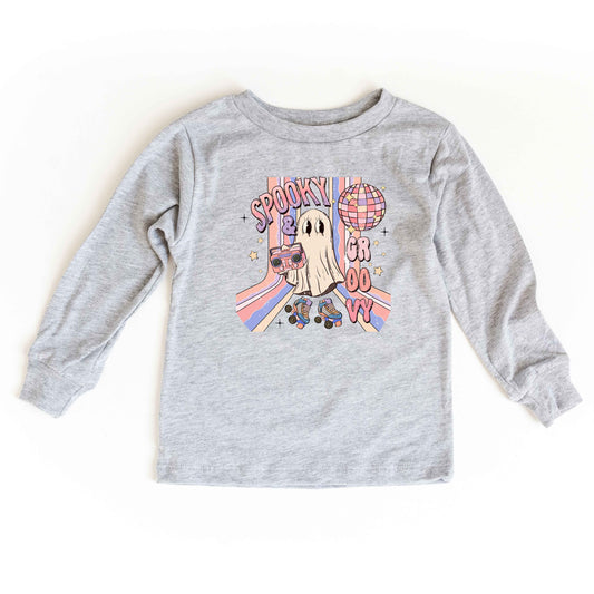 Spooky And Groovy | Toddler Graphic Long Sleeve Tee