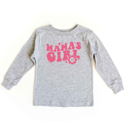 Mama's Girl Flower | Toddler Long Sleeve Tee