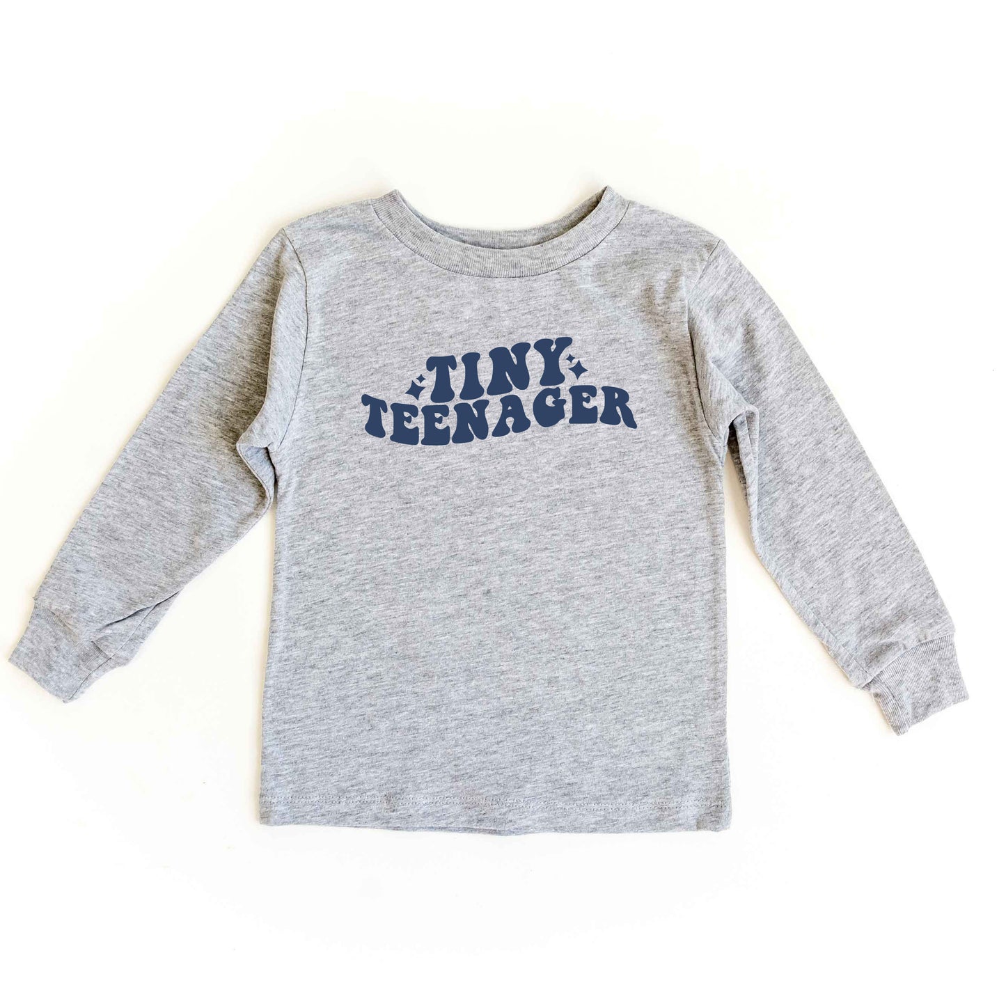 Tiny Teenager Wavy | Toddler Long Sleeve Tee