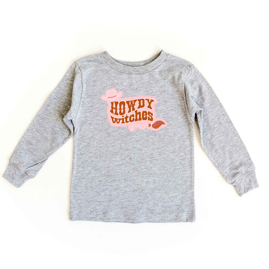 Howdy Witches | Youth Graphic Long Sleeve Tee