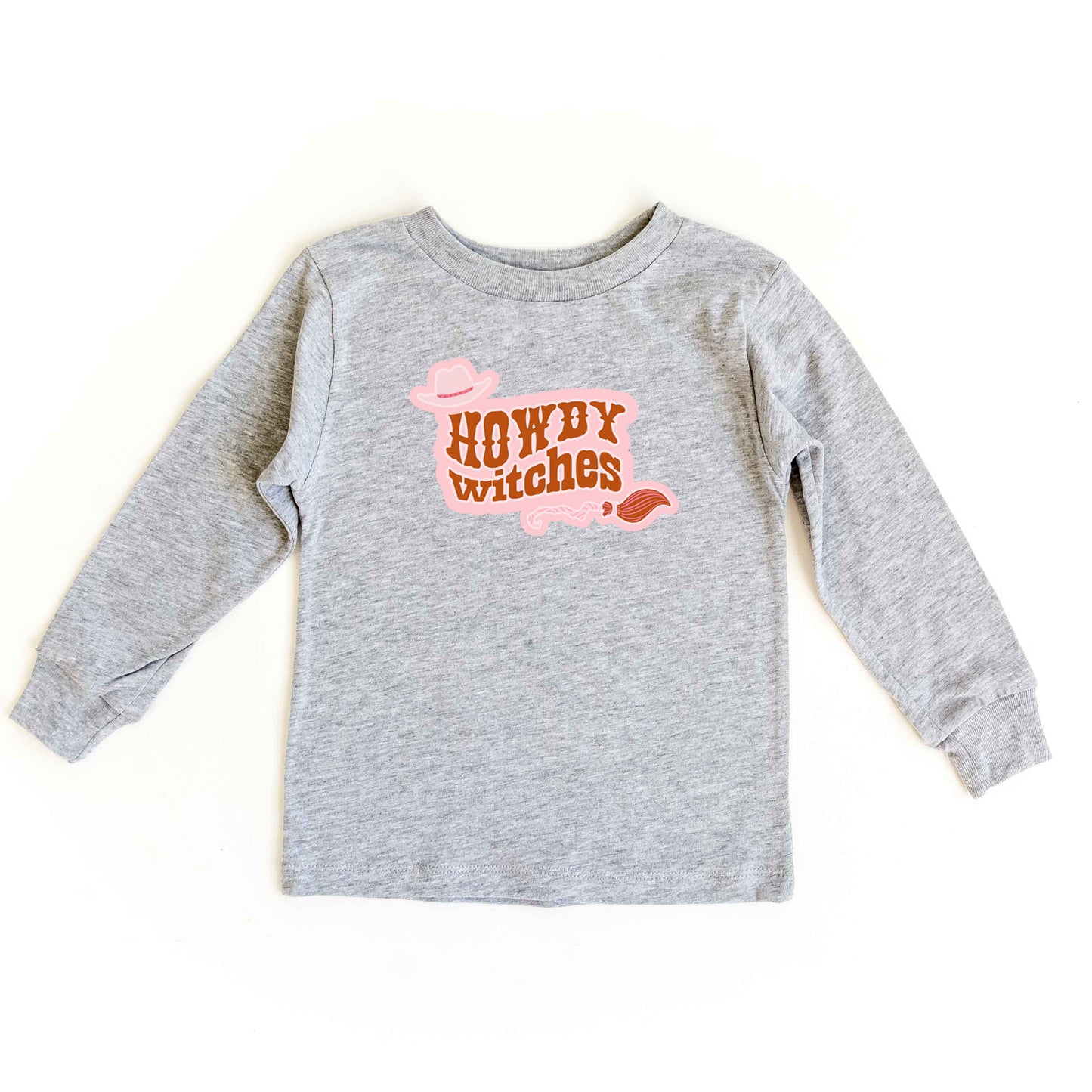 Howdy Witches | Toddler Graphic Long Sleeve Tee