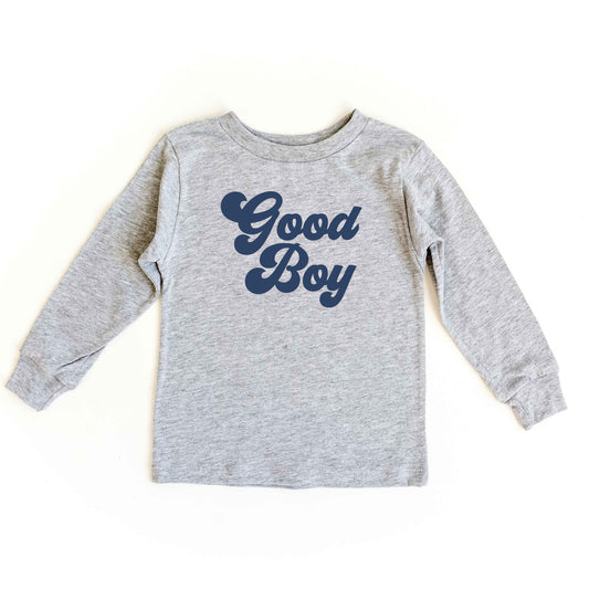 Good Boy Retro | Toddler Long Sleeve Tee