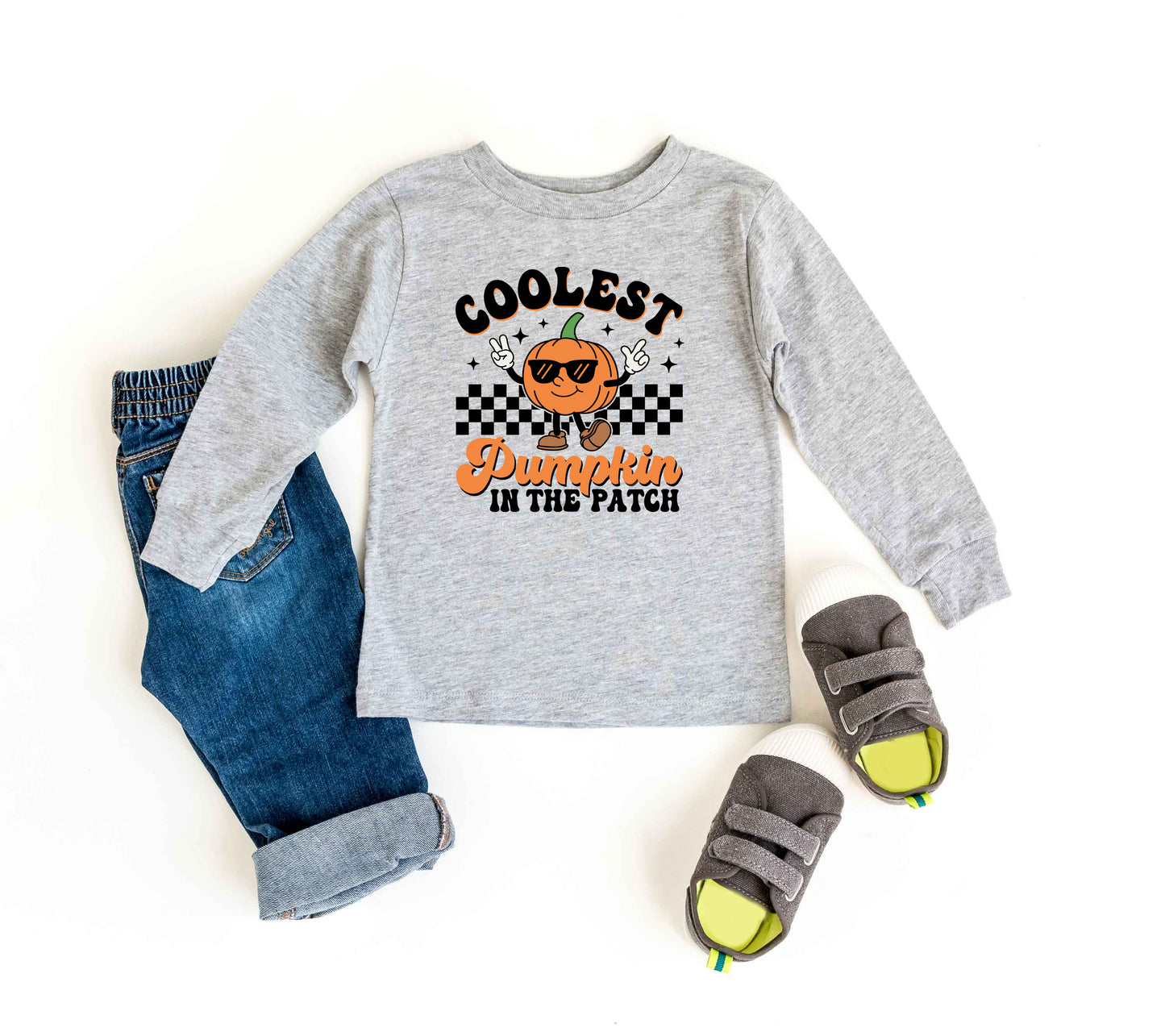 Coolest Pumpkin In The Patch | Youth Graphic Long Sleeve Tee