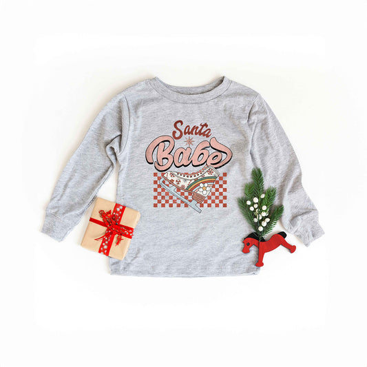 Santa Babe | Toddler Graphic Long Sleeve Tee