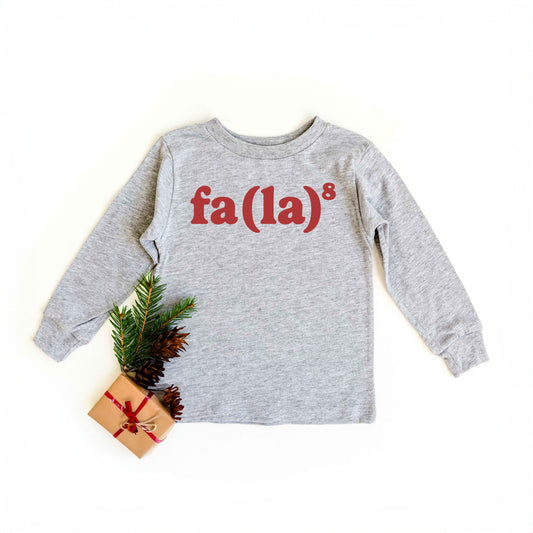 Fa La 8 | Toddler Graphic Long Sleeve Tee