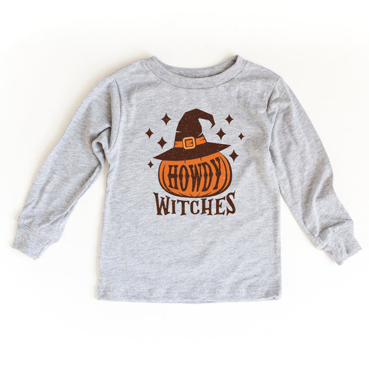 Howdy Witches Stars | Youth Graphic Long Sleeve Tee