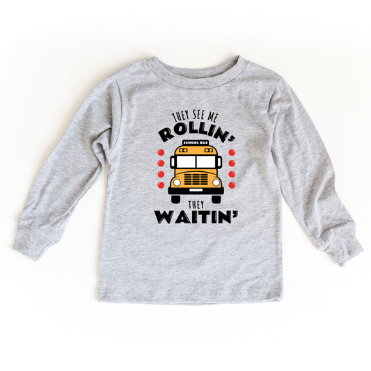 They See Me Rollin' | Youth Graphic Long Sleeve Tee