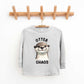 Otter Chaos | Youth Graphic Long Sleeve Tee