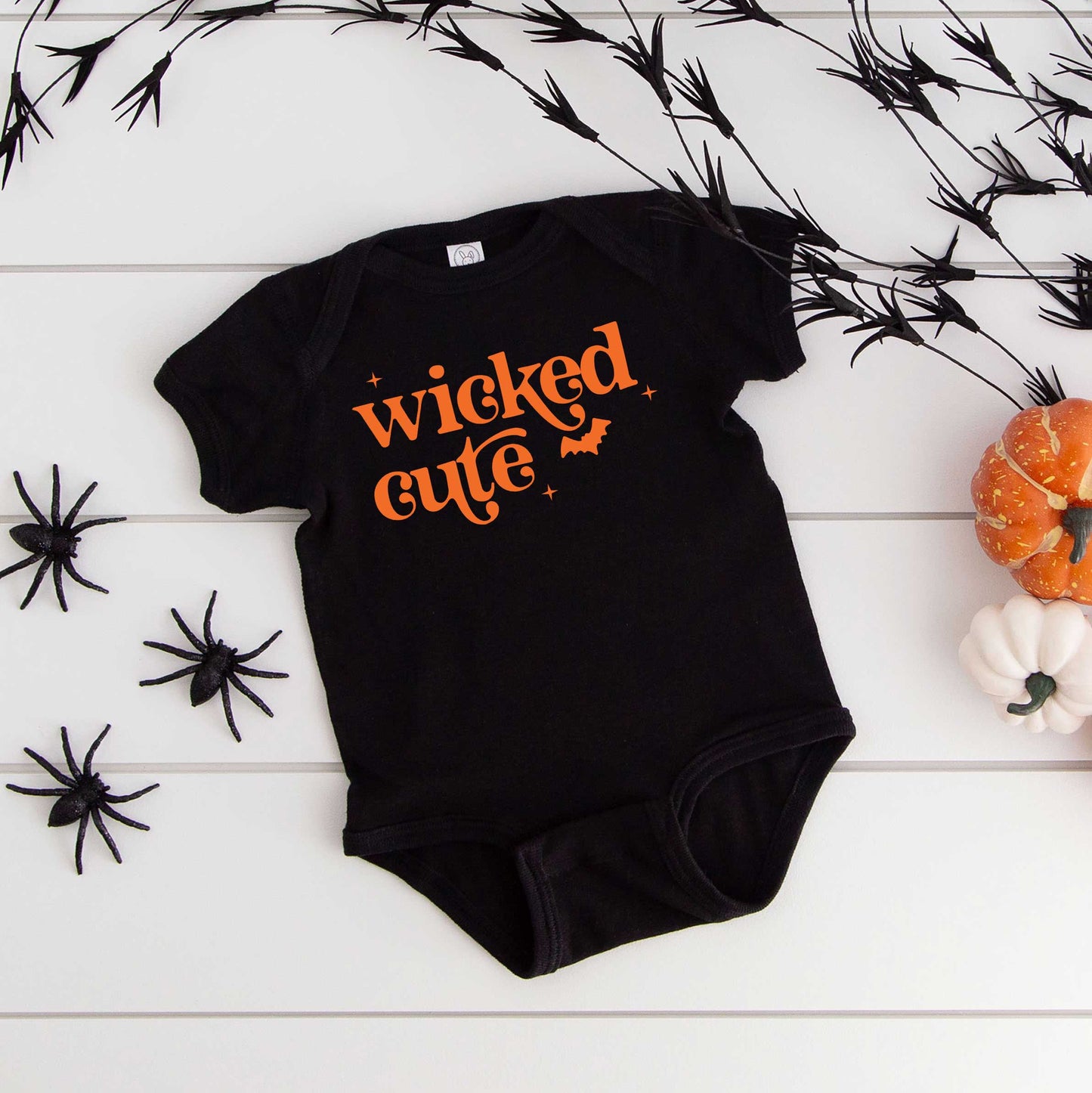 Wicked Cute Bat | Baby Graphic Short Sleeve Onesie