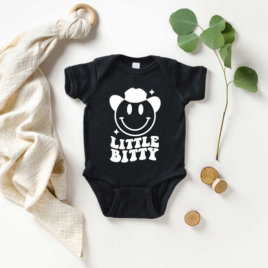 Little Bitty Smiley | Baby Graphic Short Sleeve Onesie