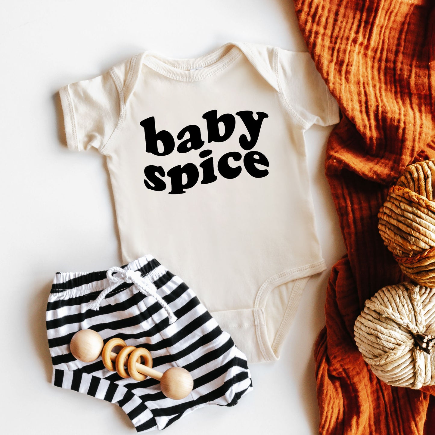 Baby Spice Bold | Baby Graphic Short Sleeve Onesie