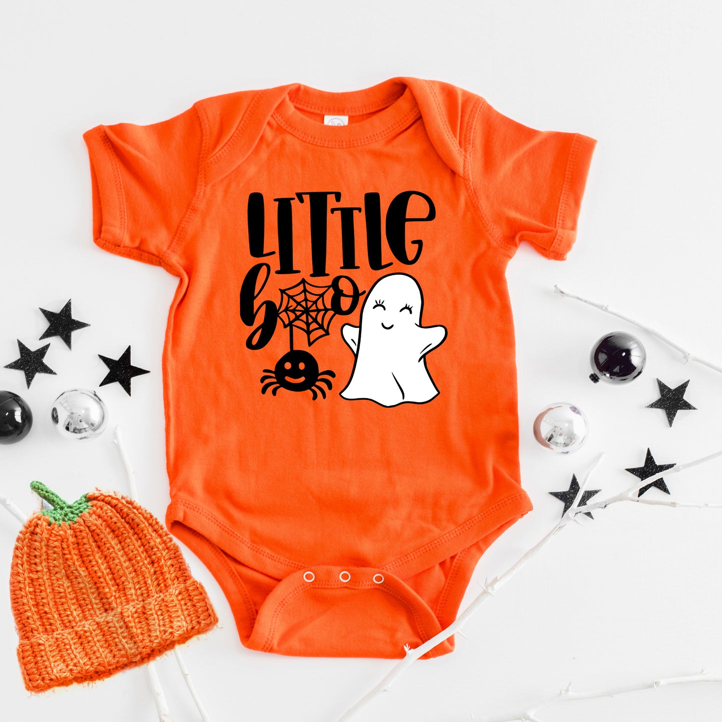 Little Boo Ghost | Baby Graphic Short Sleeve Onesie