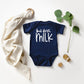 But First Milk | Baby Graphic Short Sleeve Onesie