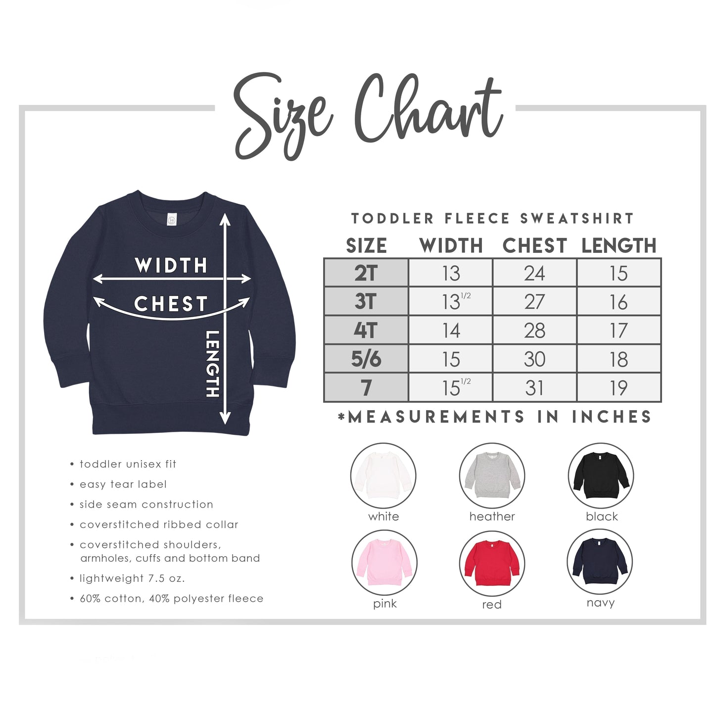 Pink Santa Star | Toddler Graphic Sweatshirt