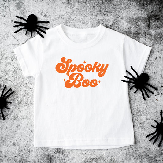 Spooky Boo Stars | Toddler Graphic Short Sleeve Tee