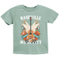 Nashville Music City Guitar Grunge - Youth Short Sleeve Graphic T-Shirt