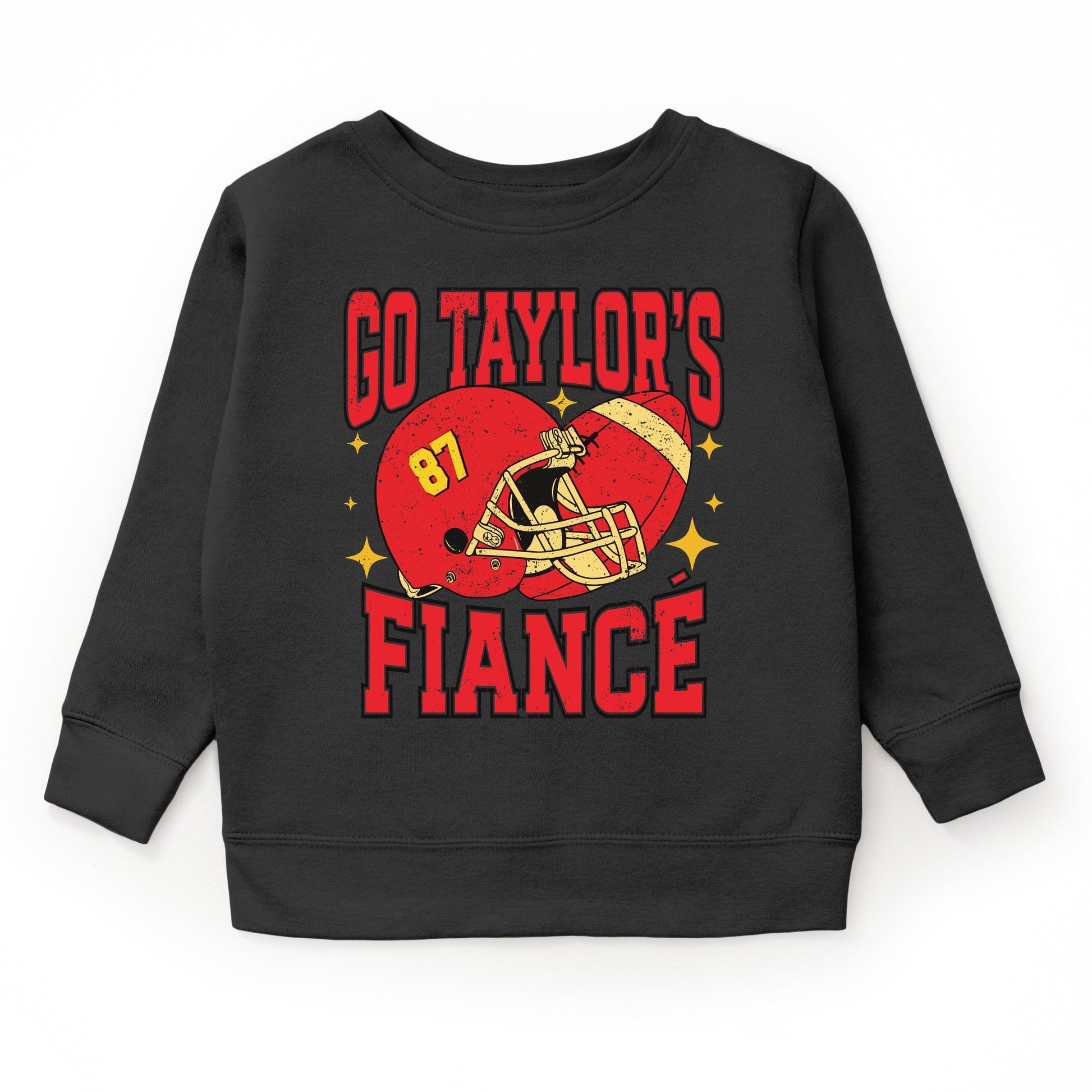 Go Taylor's Fiancé Sparkle - Kids Toddler Sweatshirt and Kids Youth Sweatshirt