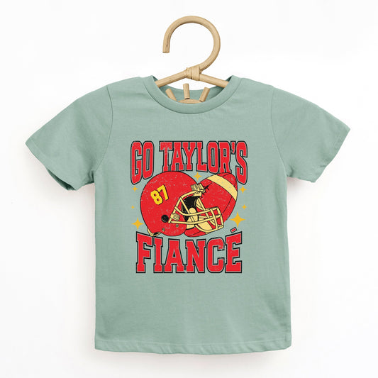 Go Taylor's Fiancé Sparkle - Kids Youth Short Sleeve Tee and Toddler Short Sleeve Tee