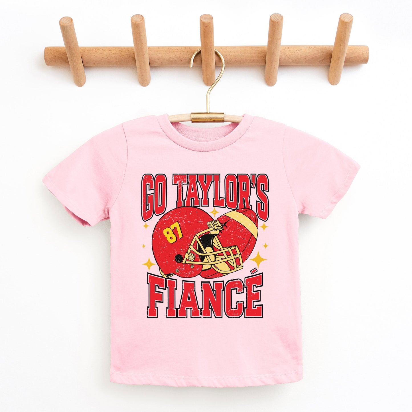 Go Taylor's Fiancé Sparkle - Kids Youth Short Sleeve Tee and Toddler Short Sleeve Tee