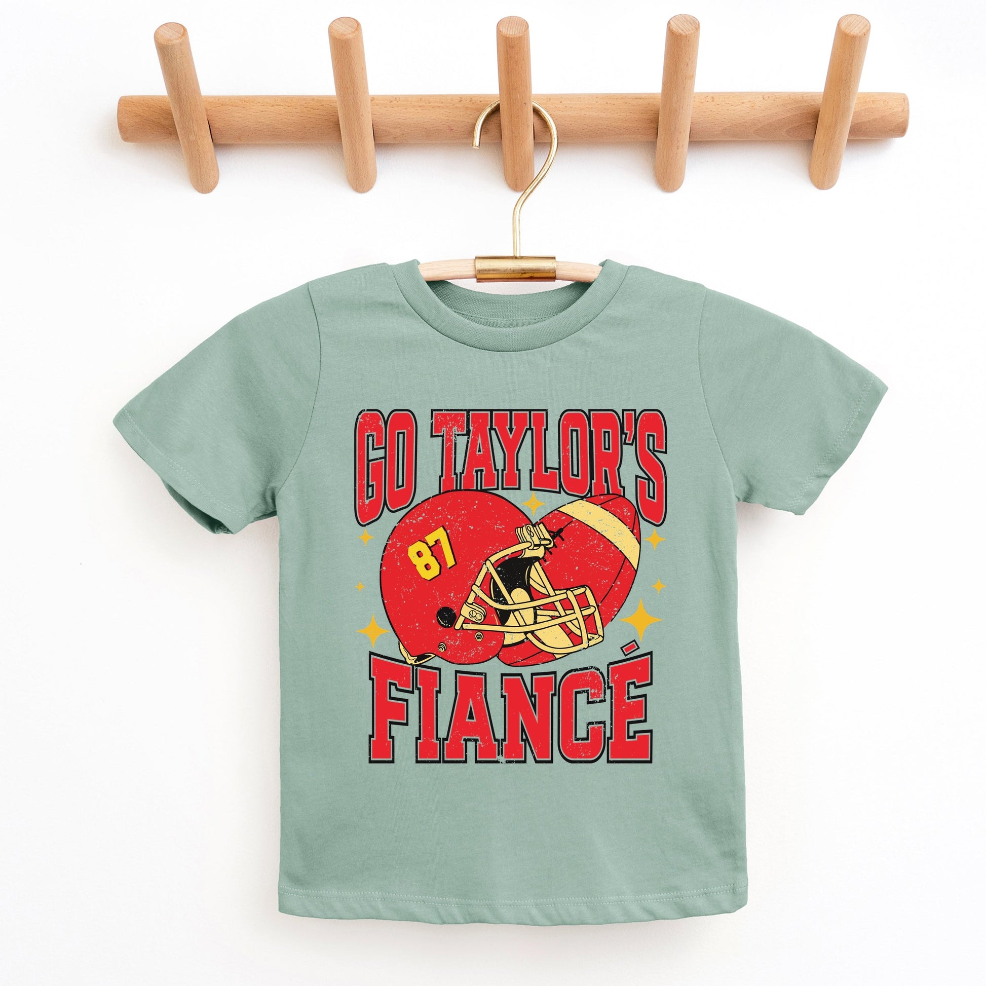 Go Taylor's Fiancé Sparkle - Kids Youth Short Sleeve Tee and Toddler Short Sleeve Tee