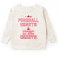 Football Hearts & Lyric Charts - Kids Toddler Sweatshirt and Kids Youth Sweatshirt