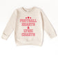 Football Hearts & Lyric Charts - Kids Toddler Sweatshirt and Kids Youth Sweatshirt