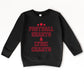 Football Hearts & Lyric Charts - Kids Toddler Sweatshirt and Kids Youth Sweatshirt