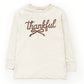 Thankful Coquette Distressed - Toddler Long Sleeve Graphic Tee and Youth Long Sleeve Graphic T-Shirt