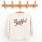 Thankful Coquette Distressed - Toddler Long Sleeve Graphic Tee and Youth Long Sleeve Graphic T-Shirt
